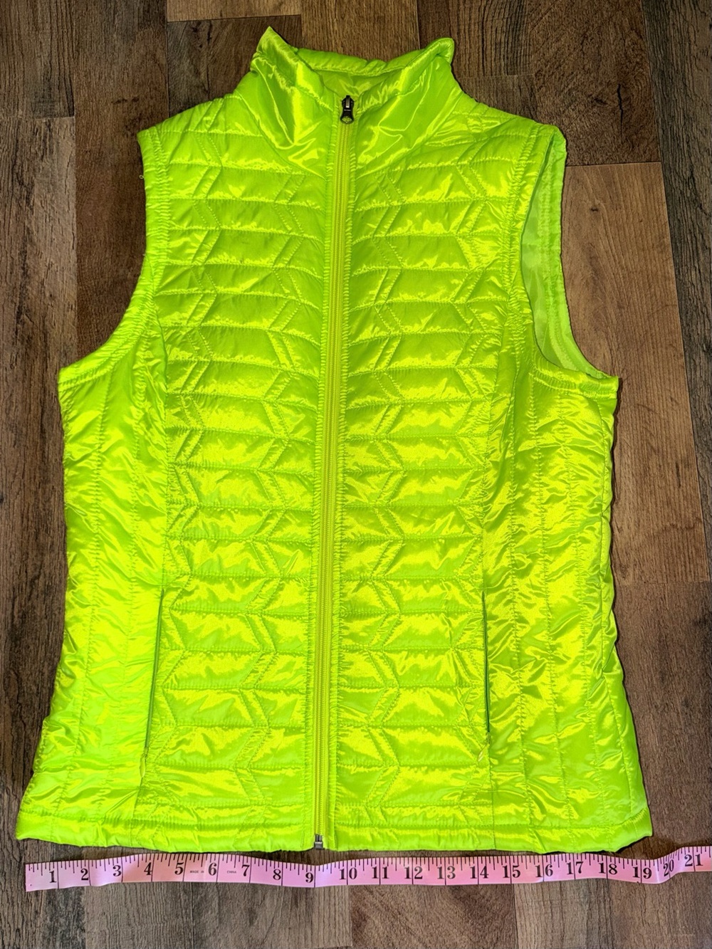 Westbound Neon Lime Puffer Vest